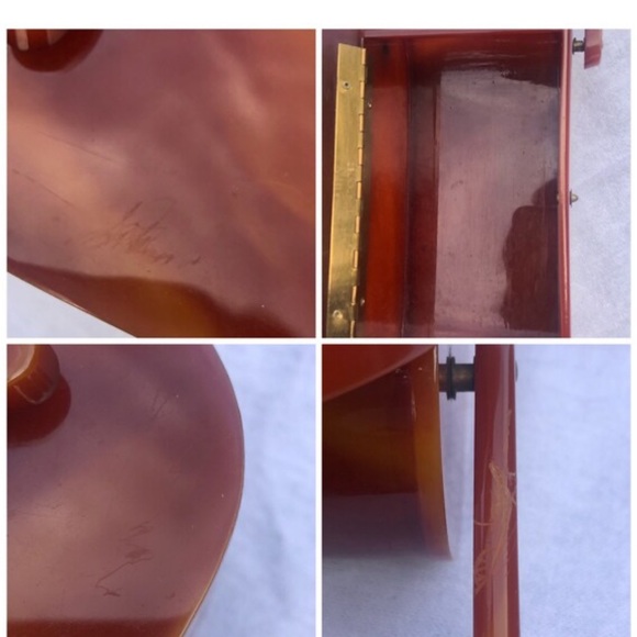 Vintage Wilardy lucite purse rare - Picture 6 of 9